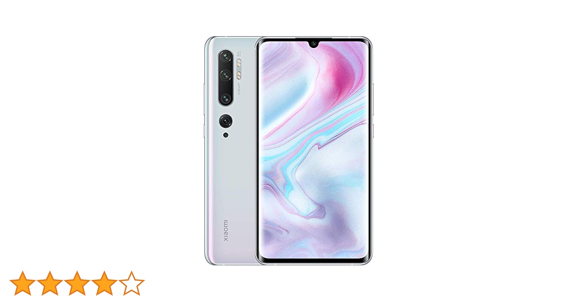 ANDROID - 【超美品】Xiaomi Mi Note 10 lite  グレーシャホワイト Amazon | Xiaomi SIMフリースマートフォン Mi Note 10 Lite